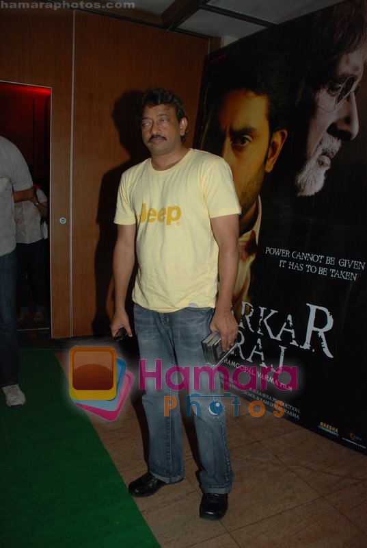 Ram Gopal Verma at Sarkar Raaj background score launch in The Club on May 29th 2008