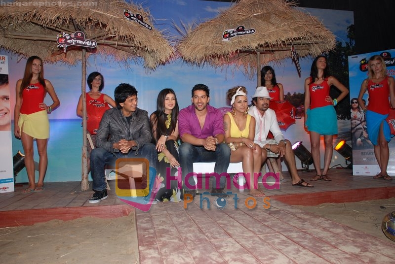 Aftab Shivdasani, Ayesha Takia, Ritesh Deshmukh, Hard Kaur, Rannvijay at MTV Splitsvilla- De Taali event on May 28th 2008