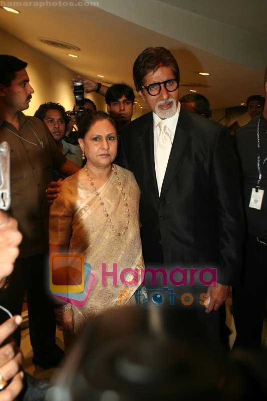 Jaya Bachchan with Amitabh Bachchan at The Launch of NDTV Lumiere's The Orphanage in PVR Juhu on May 29th 2008