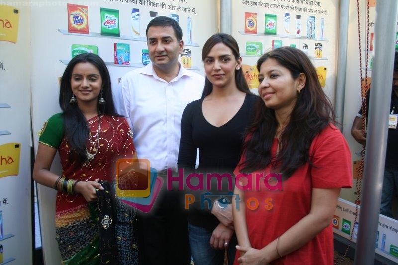 Esha Deol, Aastha Chaoudary at Shiksha event in P & G office on June 5th 2008