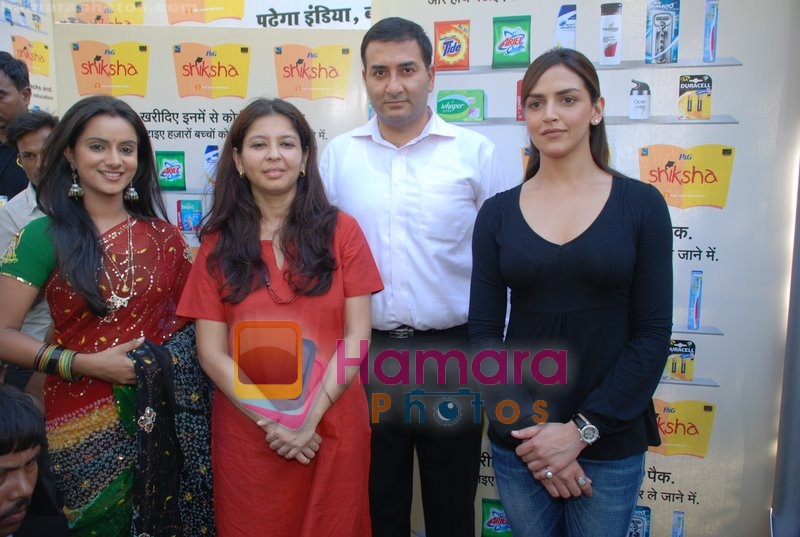 Esha Deol, Aastha Chaoudary at Shiksha event in P & G office on June 5th 2008