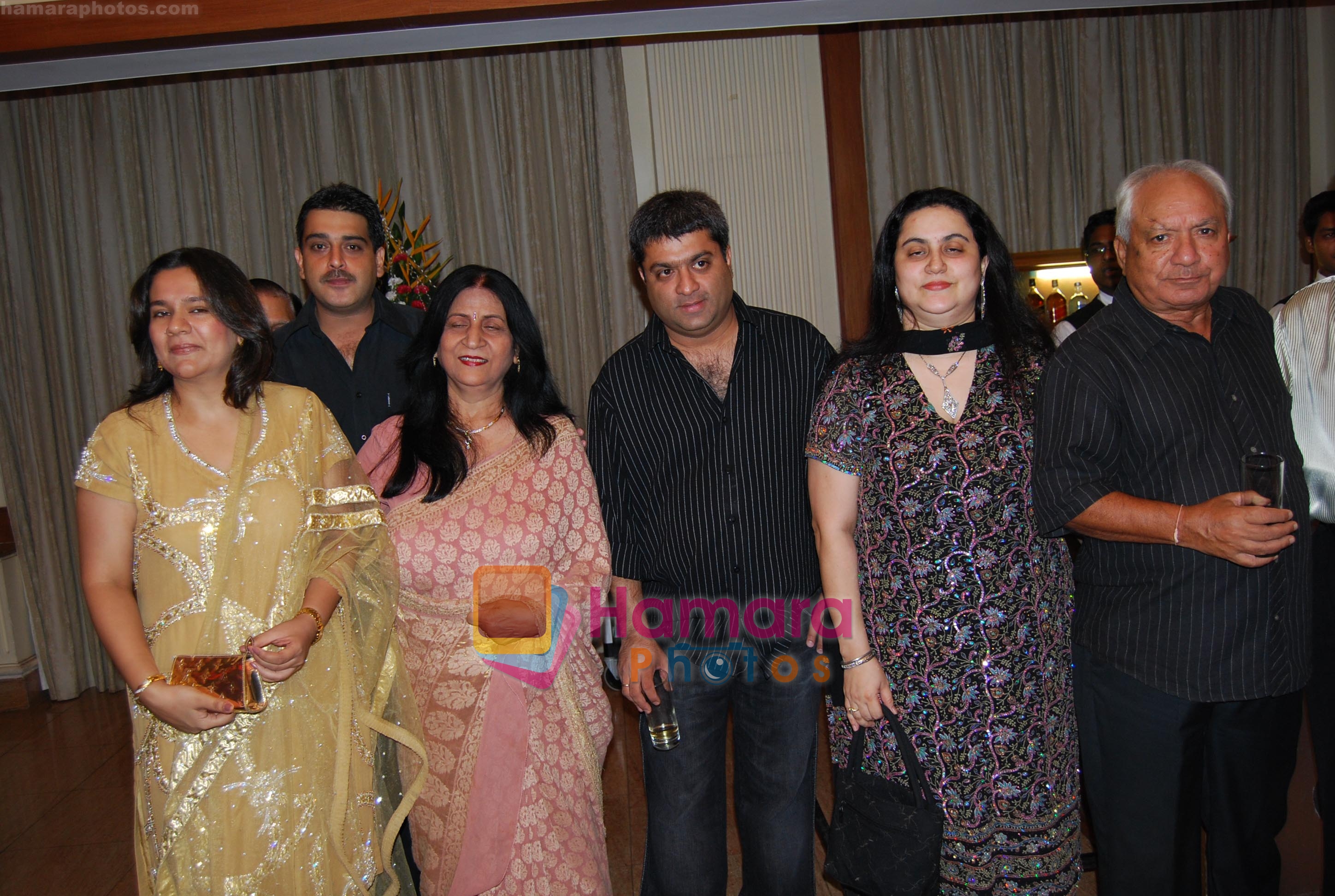 Mohan Kumar with Family at birthday celebration party of Mohan Kumar turning 75 years
