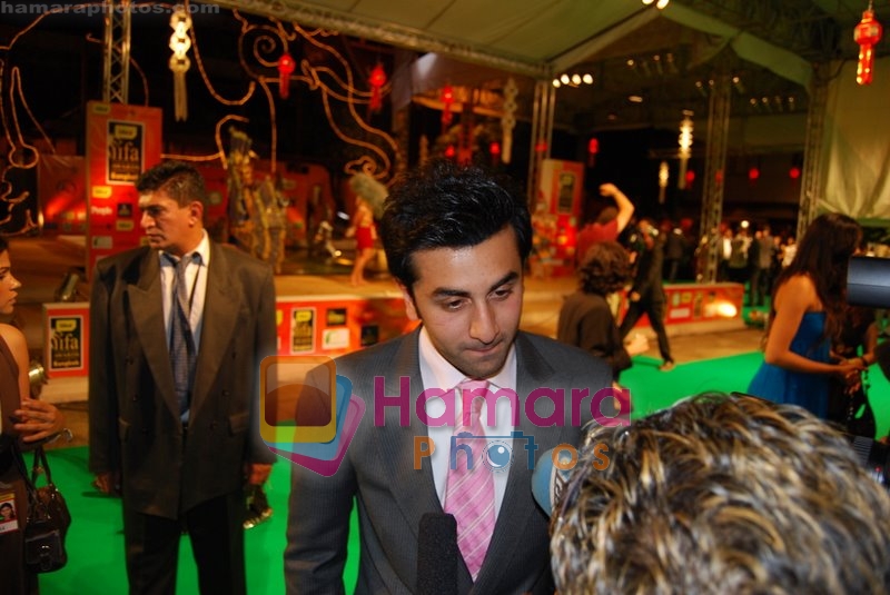 Ranbir Kapoor at the IIFA Awards Green Carpet on 9th June 2008