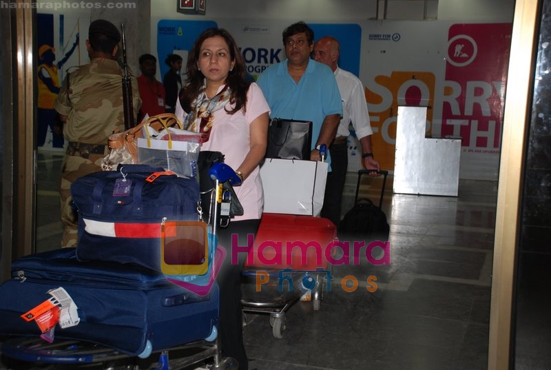 David Dhawan spotted at Mumbai Airport on 9th June 2008