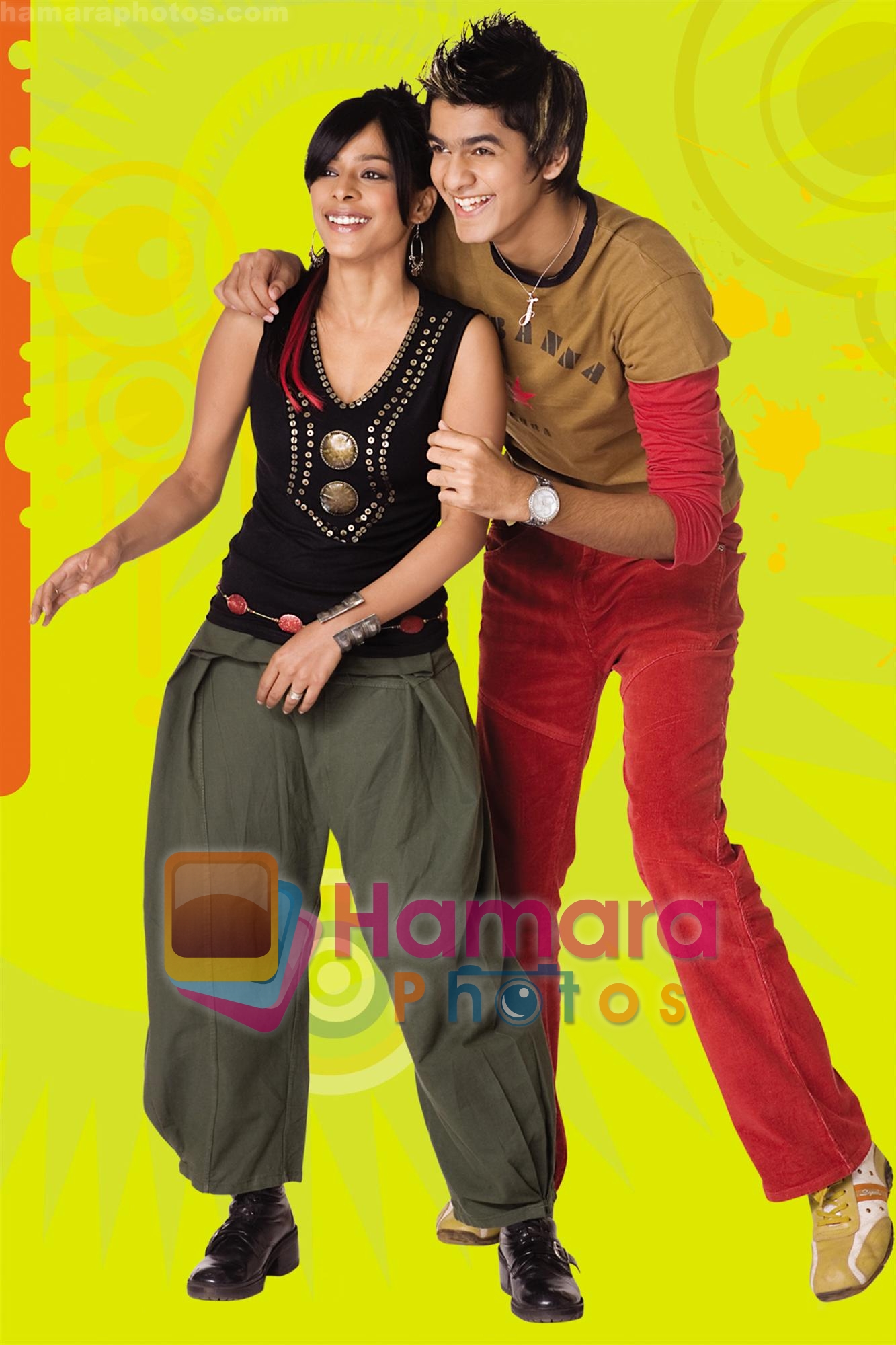 Karan, Alishka featured in Jaane Tu Ya Jaane Na Wallpaper 