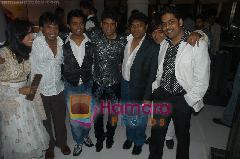 Sunil Pal, Naveen Prabhakar, Raju Shrivastav, Johny Lever at the film Launch of Bhavna Samjha Karo in Hotel Penninsula on 17th June 2008
