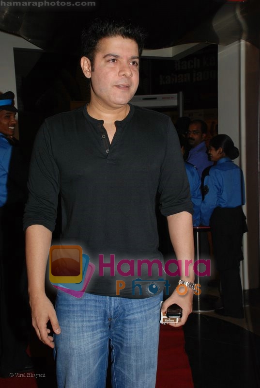 Sajid Khan at the premiere of Sanai Chaughde in PVR on 20th June 2008