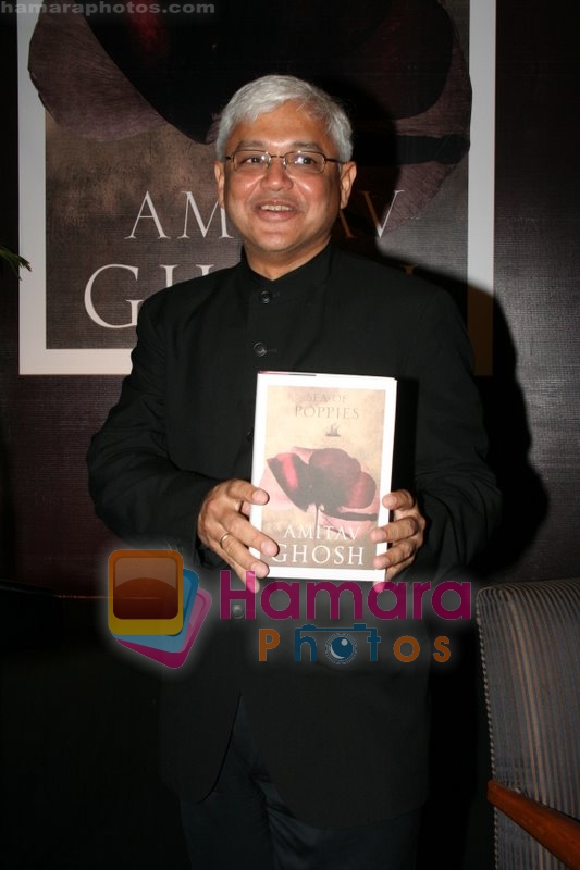 Amitav Ghosh at the book reading of Amitav Ghosh's book Sea of Popples at Hilton on June 22nd 2008 