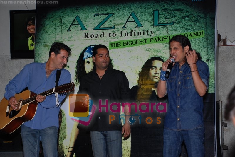 at Pakistan's biggest band Azal in India in Rock Bottom on June 24th 2008