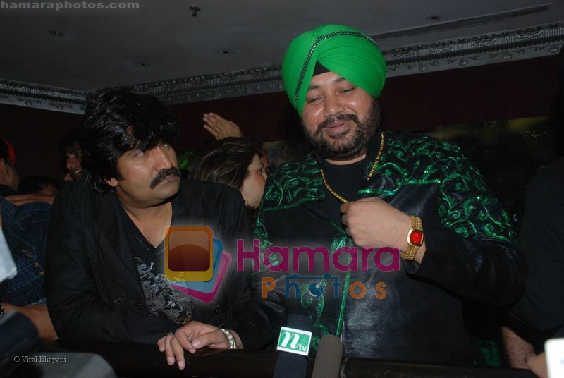 Daler Mehndi at the music launch of Singh is King in Enigma on June 26th 2008
