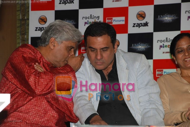 Javed Akhtar, Boman Irani at Love Story 2050 press meet with Zapak in Fun Republic on June 30th 2008