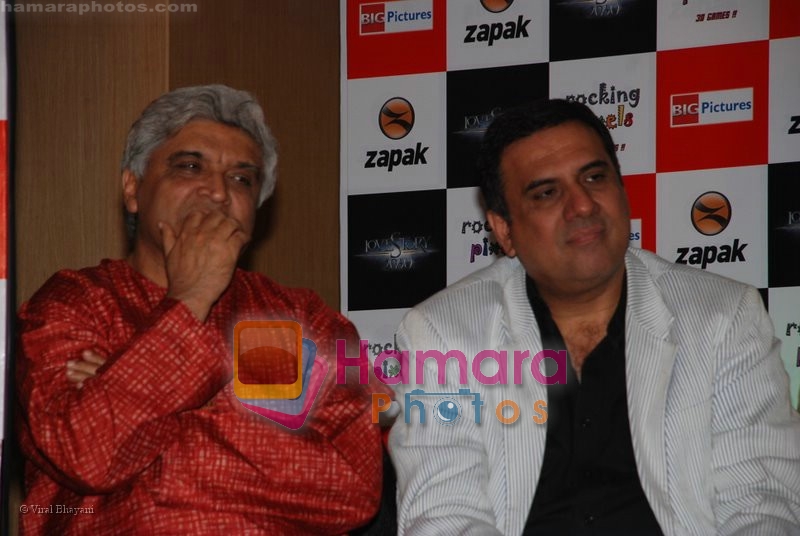 Javed Akhtar, Boman Irani at Love Story 2050 press meet with Zapak in Fun Republic on June 30th 2008