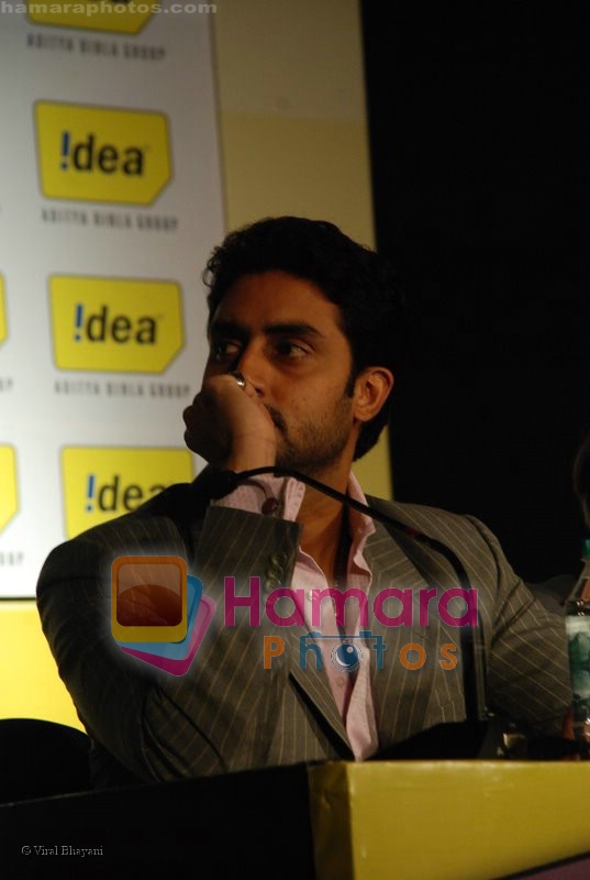 Abhishek Bachchan at IDEA press meet to launch Idea's new campaign _education for all_ in Hyatt Regecny on June 30th 2008