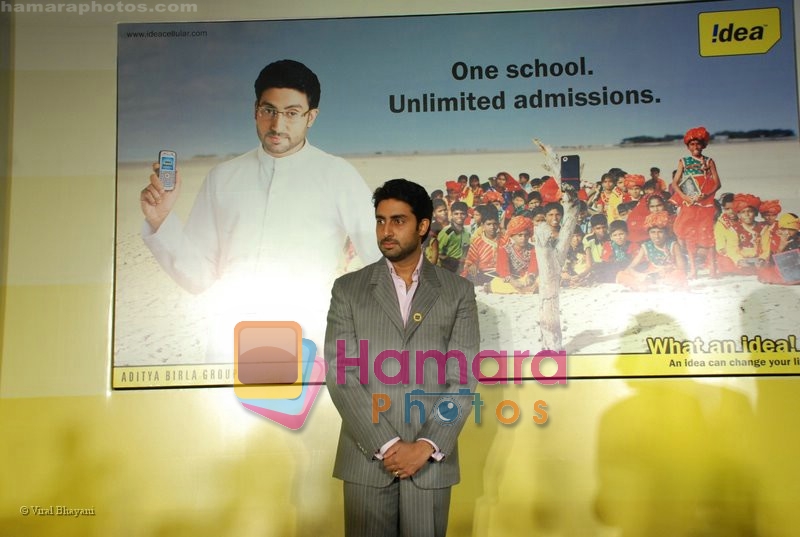 Abhishek Bachchan at IDEA press meet to launch Idea's new campaign _education for all_ in Hyatt Regecny on June 30th 2008