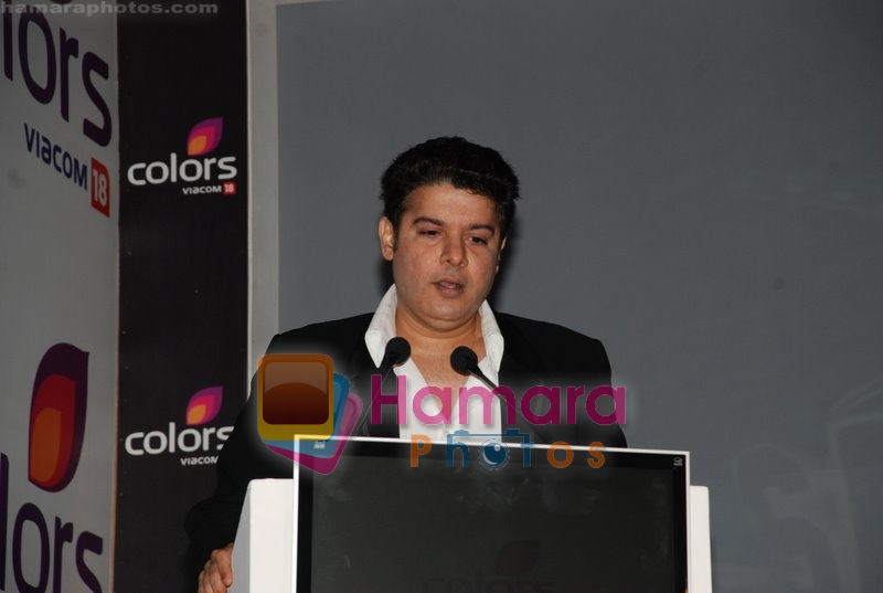 Sajid Khan at the Colours TV Channel Launch on July 2nd 2008
