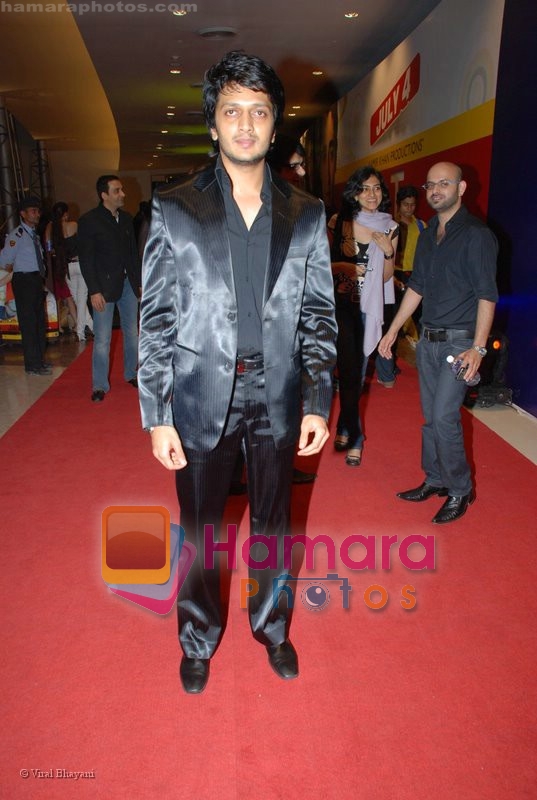 Ritesh Deshmukh at Jaane Tu Ya Jaane Na Movie Premiere on July 4th 2008