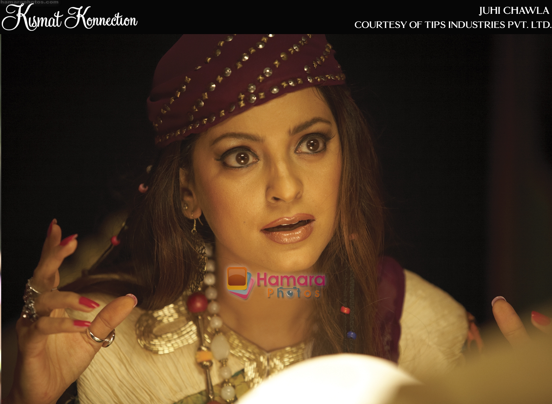 Juhi Chawla in a High Quality Still from Kismat Konnection Movie 