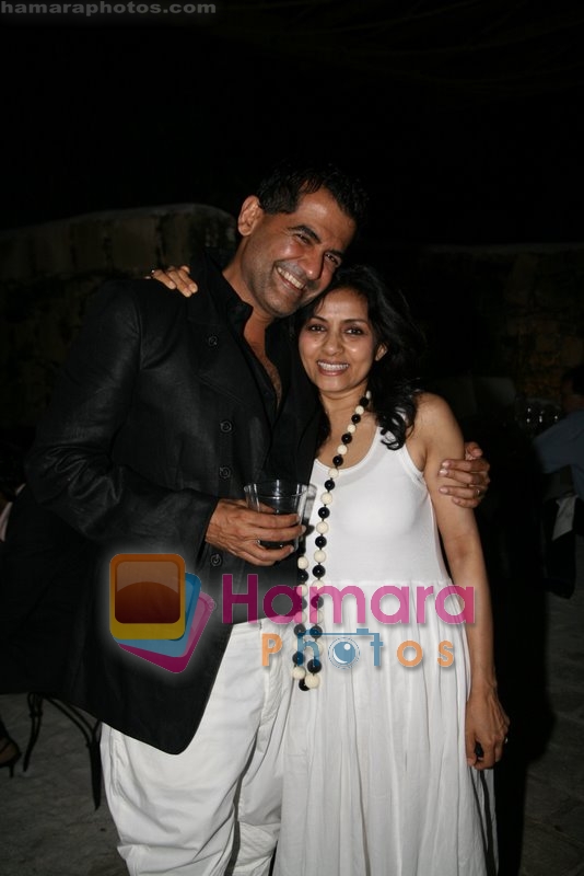 Sangita Kathiawad and AD at Olive launch on July 8th 2008