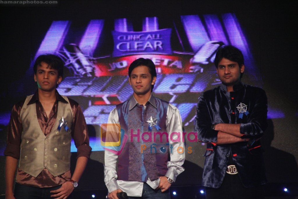 Abhijeet, Rahul & Harshit at Clinic All Clear Jo Jeeta Wohi Superstar on Star Plus