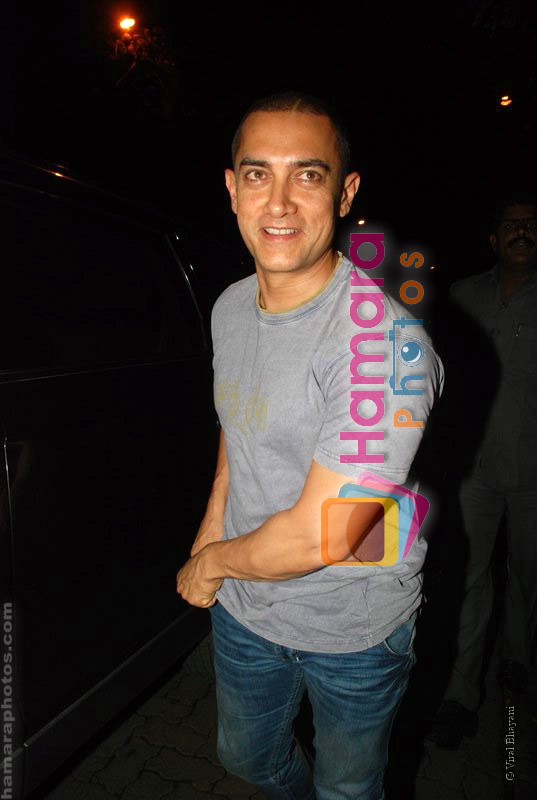 Aamir Khan at Katrina Kaif's birthday bash in Olive on 16th July 2008