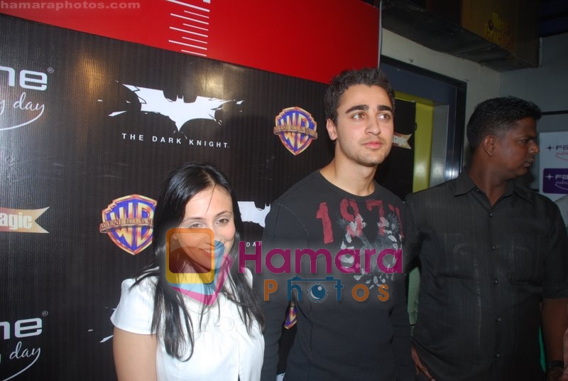 Imran Khan with girl friend Avantika at Dark Knight premiere in Fame Adlabs on 17th July 2008