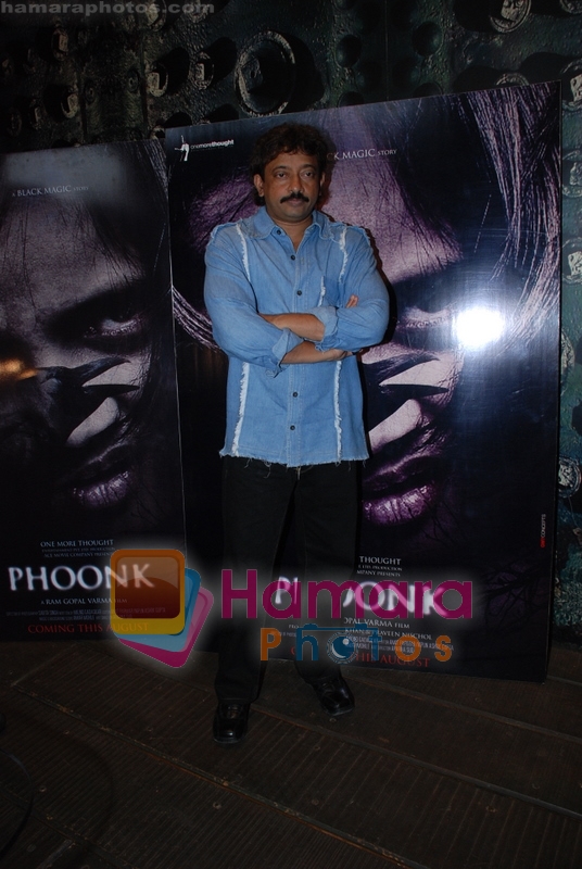 Ram Gopal Verma promotes Phoonk on July 24th 2008 