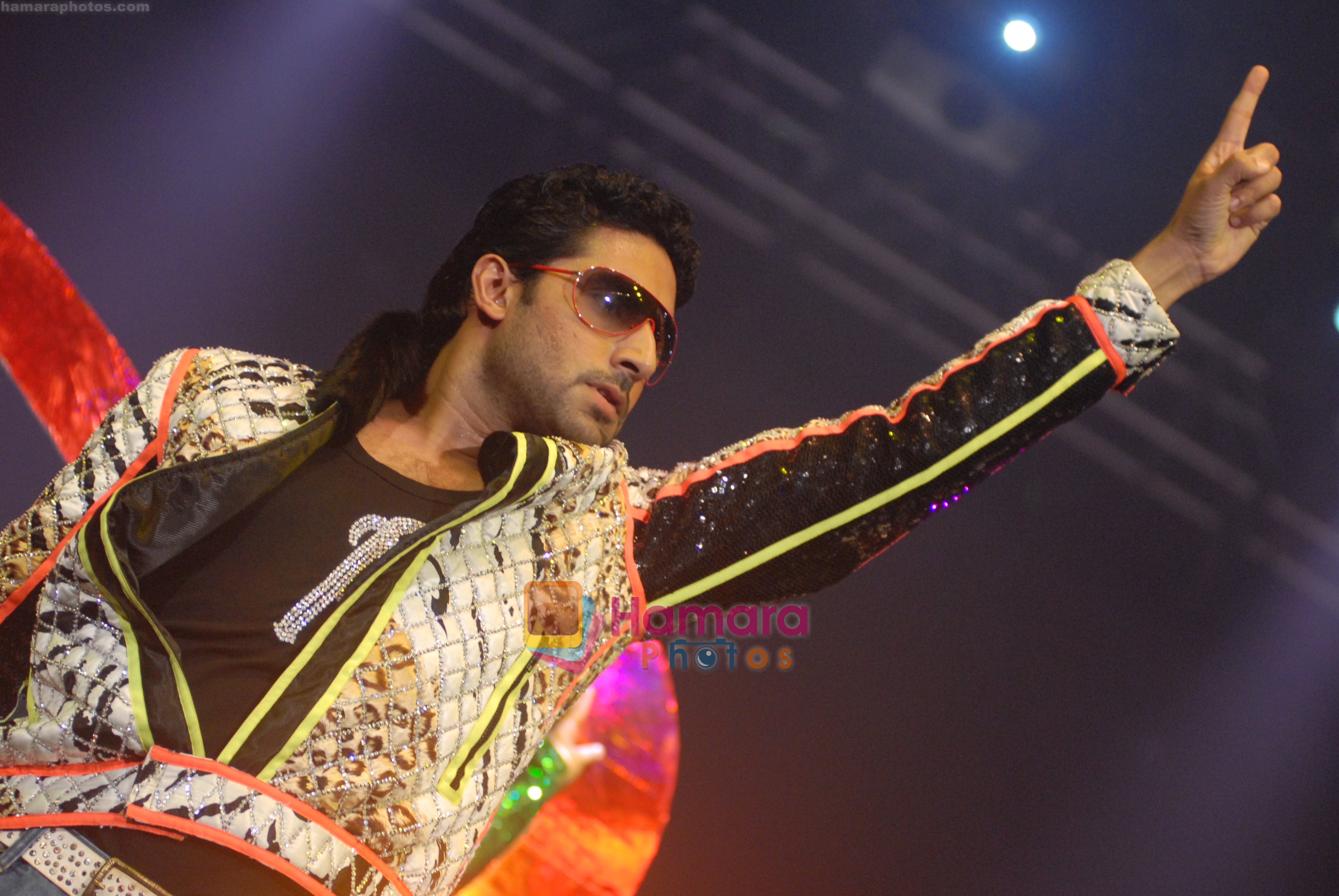 Abhishek Bachchan's performance at the Unforgettable Tour at Los Angeles on 27th July 2008