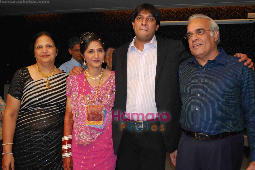 at Amit Behl's brother wedding reception in Fun Republic on July 28th 2008