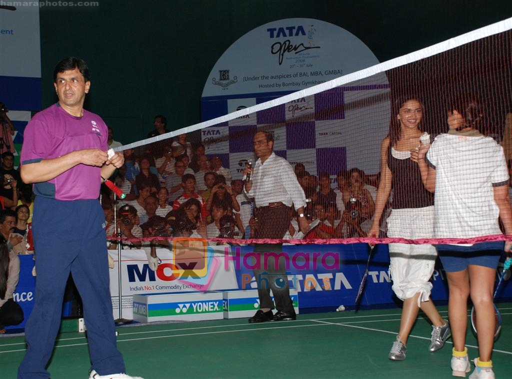 Deepika Padukone at the Badminton Court on 31st July 2008 