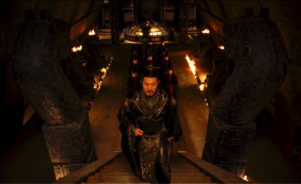 Jet Li in still from The Mummy - Tomb of the Dragon Emperor 
