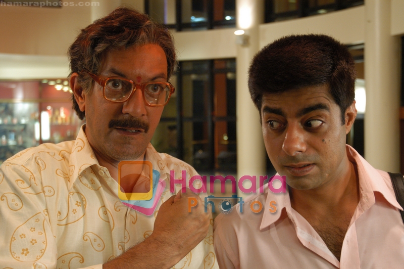 Sushant Singh, Rajat Kapoor in Still from Hulla 