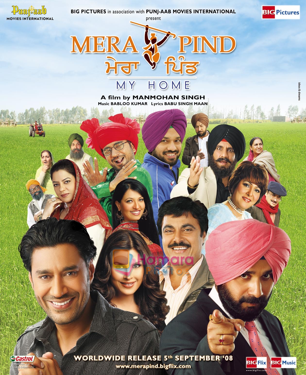 Navjot Singh Sidhu On the sets of Mera Pind Punjabi Movie 