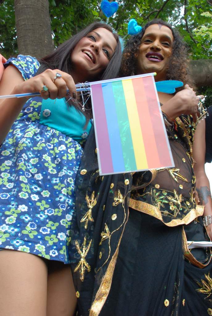 Celina Jaitley at gay parade in Kranti Maidan on August 16th 2008 