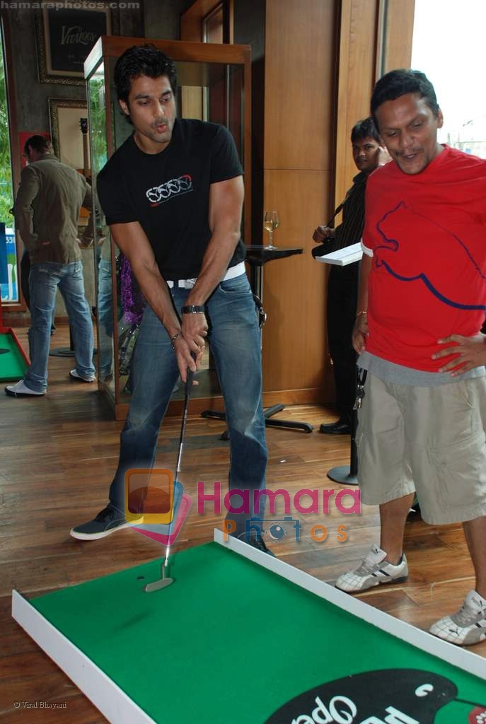 Hanif Hilal at the PUMA Golf Open in Hard Rock Caf�, Mumbai on August 17th 2008 