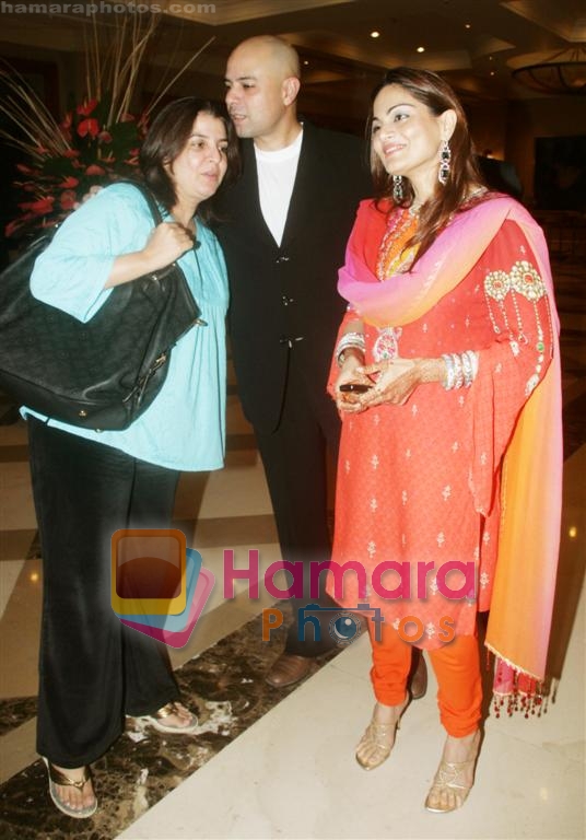 Farah Khan at Subhash ghai's party for her wife Rehana's birthday at hotel J W Marriot on August 19th 2008 