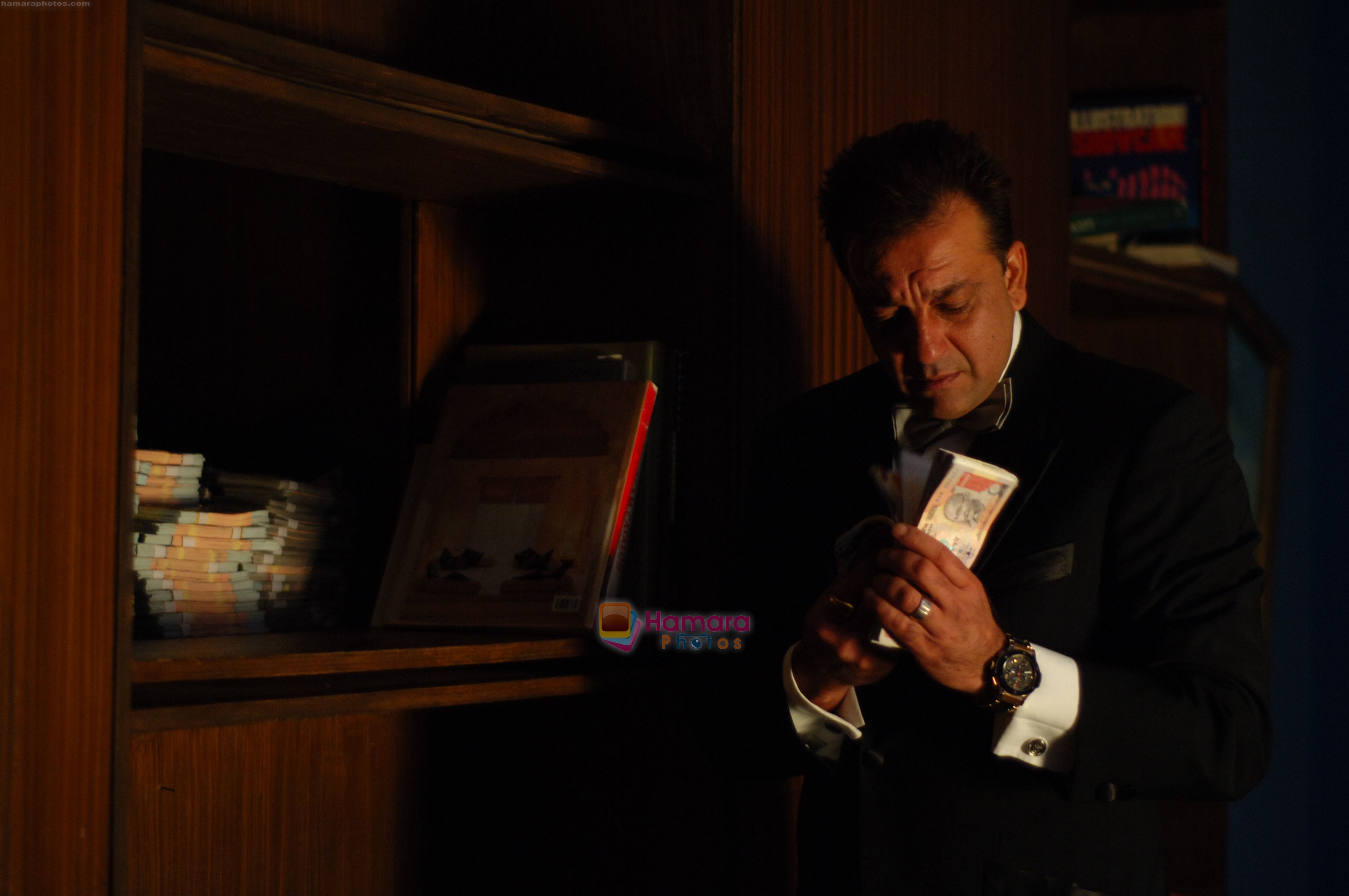 Sanjay Dutt on the sets of Kidnap
