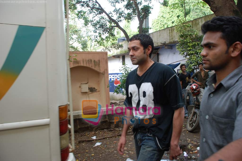 Bobby Deol on the sets of Amul Star Voice of India in Film City on August 25th 2008 