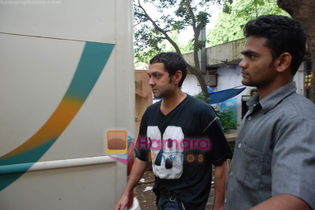Bobby Deol on the sets of Amul Star Voice of India in Film City on August 25th 2008 