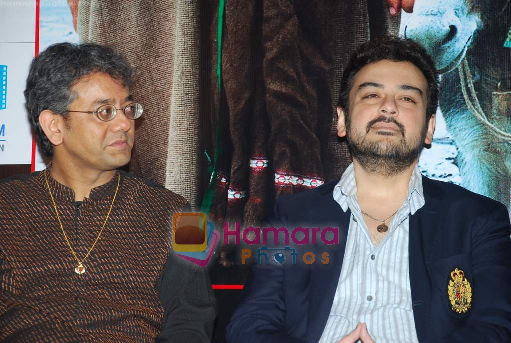Taufiq Qureshi, Adnan Sami at Tahan music launch in Cinemax on August 26th 2008 