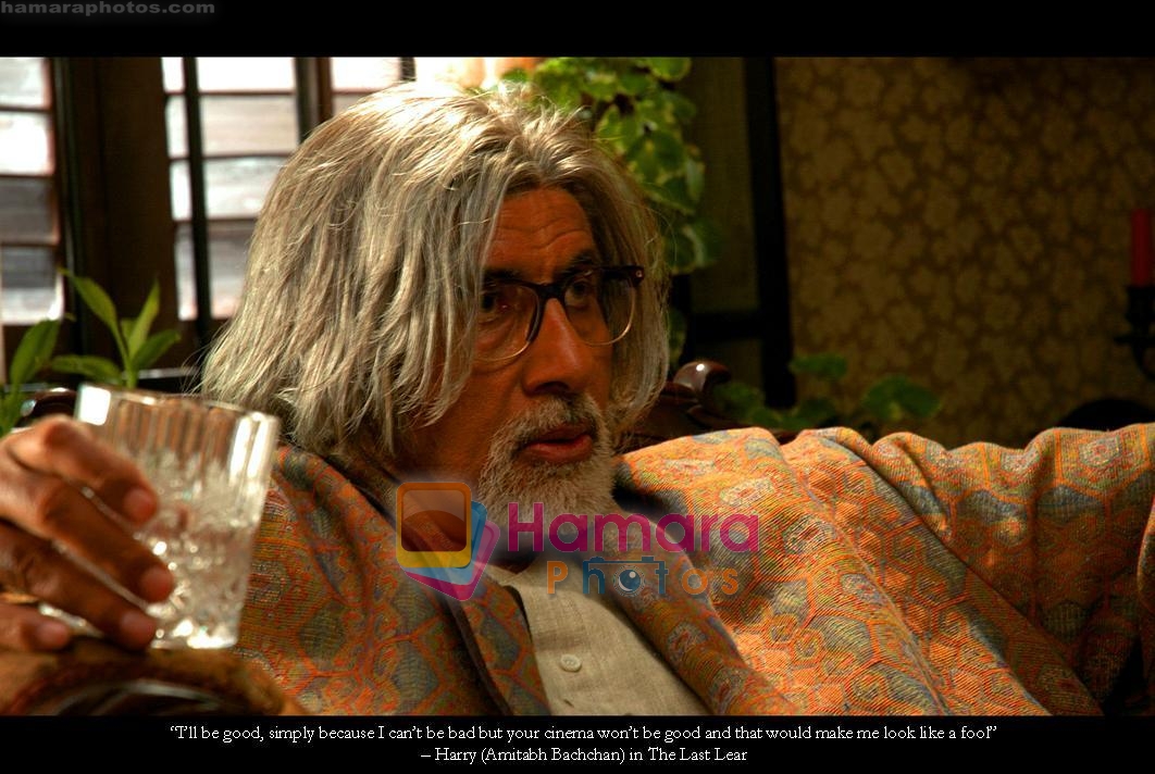 Amitabh Bachchan on the sets of movie The Last Lear on 26th August 2008 