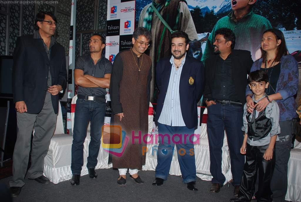 Rahul Bose, Taufiq Qureshi, Adnan Sami, Purav Bhandare, Santosh Sivan, Sarika at Tahan music launch in Cinemax on August 26th 2008 