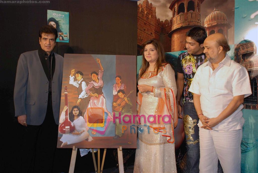 Jeetendra, Rupali Dalal, Sameer at the Launch of Rupali Dalals Album Badra on 29th August 2008 
