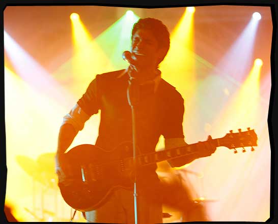 in a still from the movie Rock On 