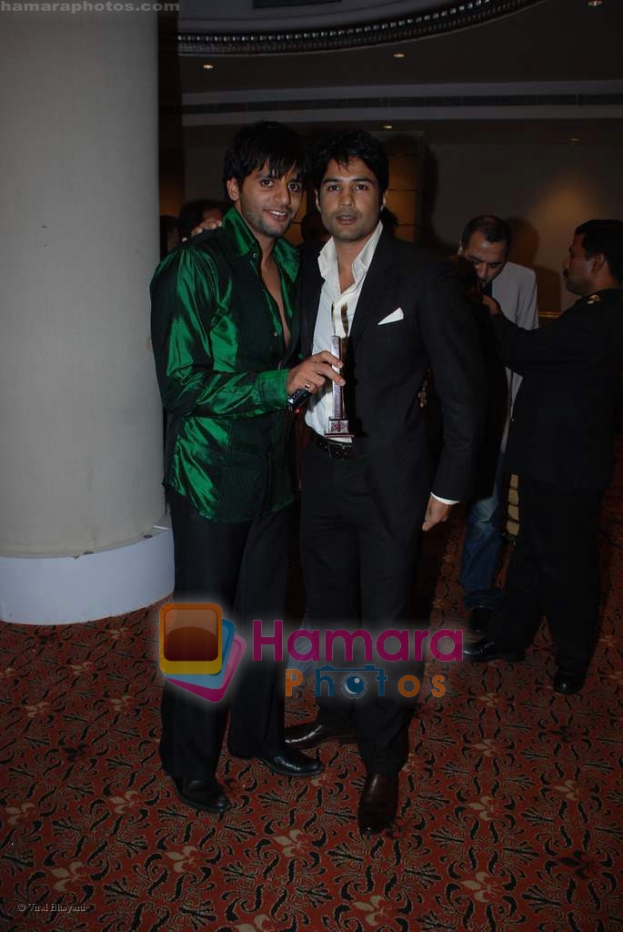 Manoj Bohra, Rajeev Khandelwal  during Bollywood honours by Rotary Club of Bombay Central in Mayfair on 29th August 2008 