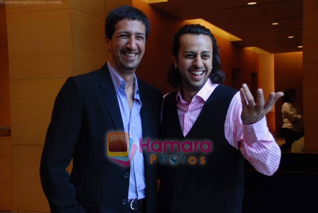 Salim and Sulaiman Merchant at the new season of Chak de Bachche in 9X on 1st September 2008 