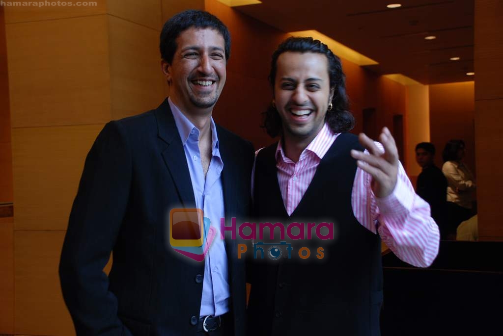 Salim and Sulaiman Merchant at the new season of Chak de Bachche in 9X on 1st September 2008 