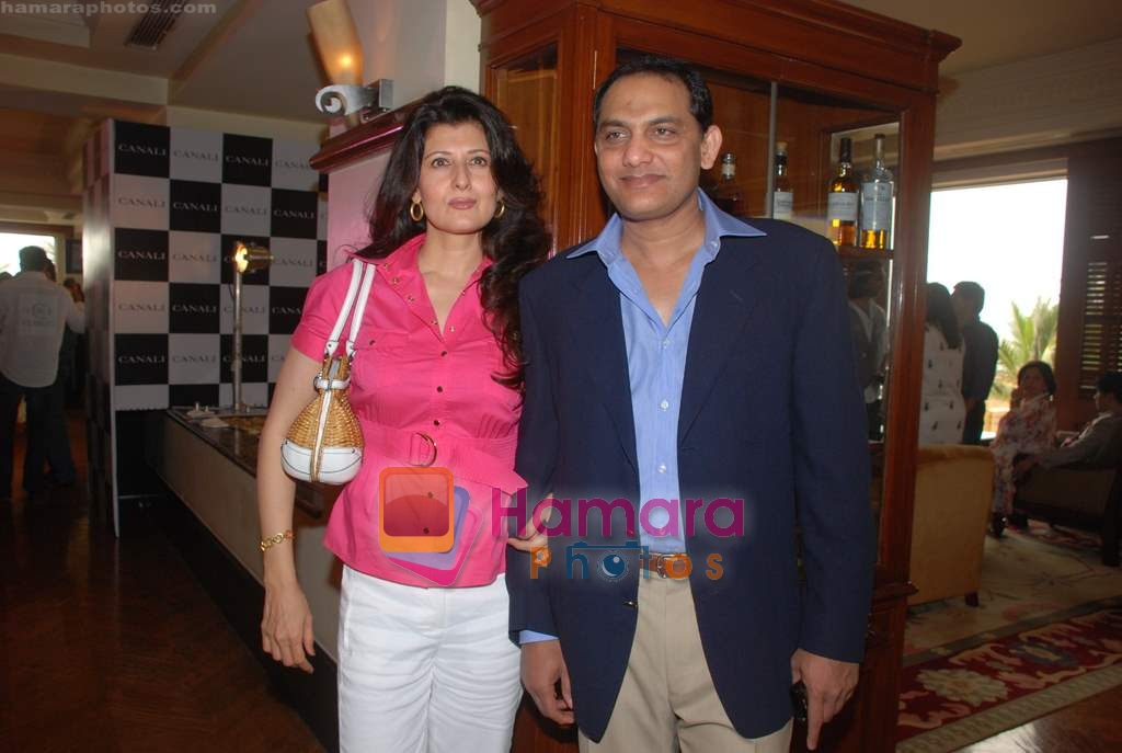 Sangeeta Bijlani, Mohammed Azaruddin at Canali Boutique Launch on 3rd September 2008 