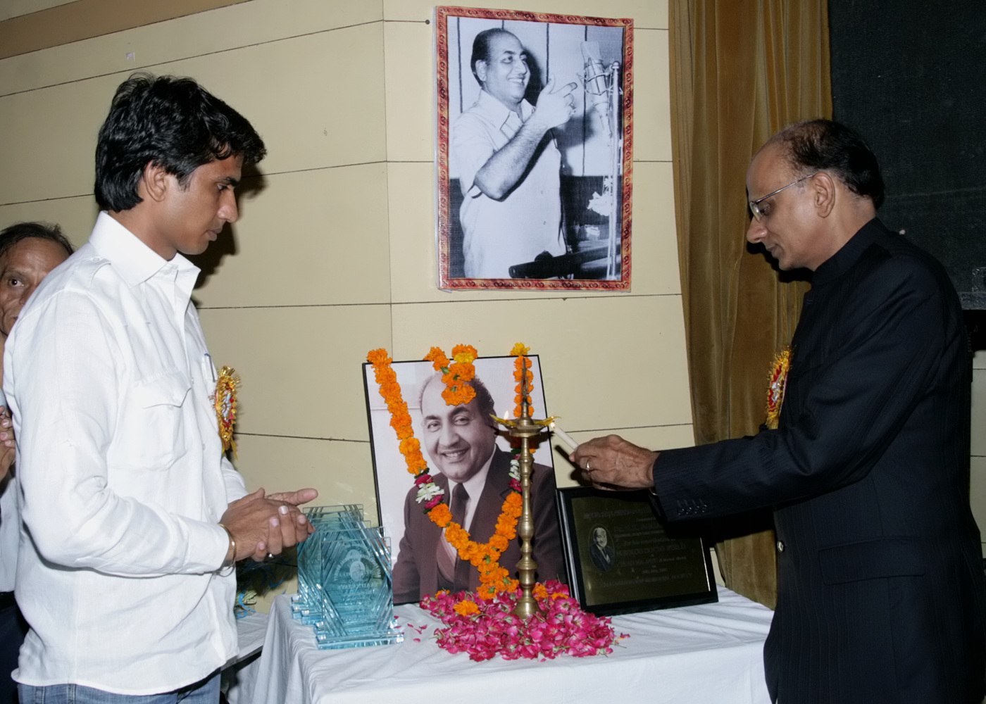 2(300708)-Dr. K.K.Aggarwal lightening the lamp Along with Shri Anil Chaudhary