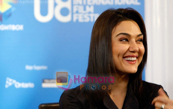 Preity Zinta at the Heaven On Earth press conference in Toronto International Film Festival held at the Sutton Place Hotel on September 6, 2008 in Toronto, Canada 