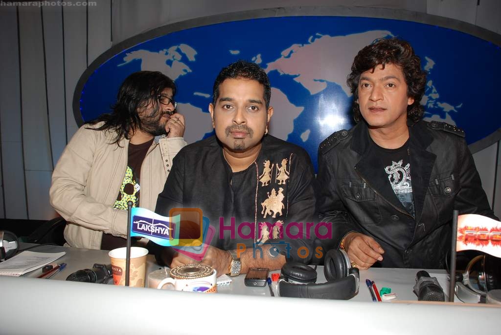 Pritam Chakraborty, Anant Mahadevan, Aadesh Shrivastav at Aneek's album Khwaishein in Famous Studio on 8th September 2008 